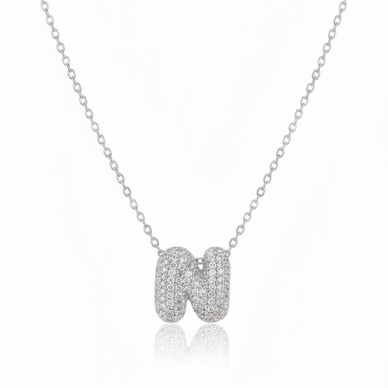 Collana Sugar Acciaio e Zirconi Design Morbido e Audace con Zirconi Purissimi per un Tocco di Dolcezza e Carattere