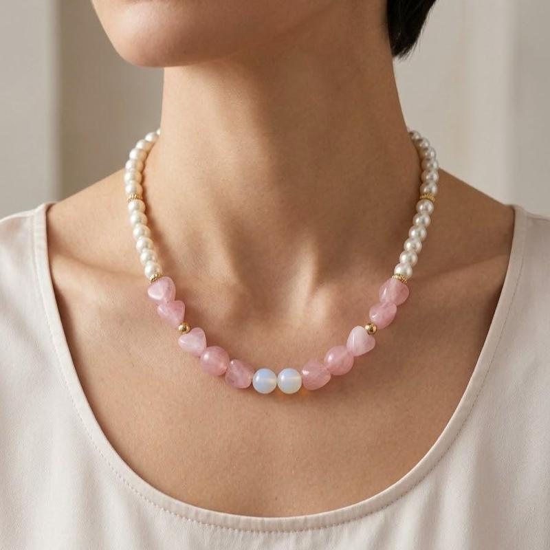 Parure Petali di perla Collezione artigianale