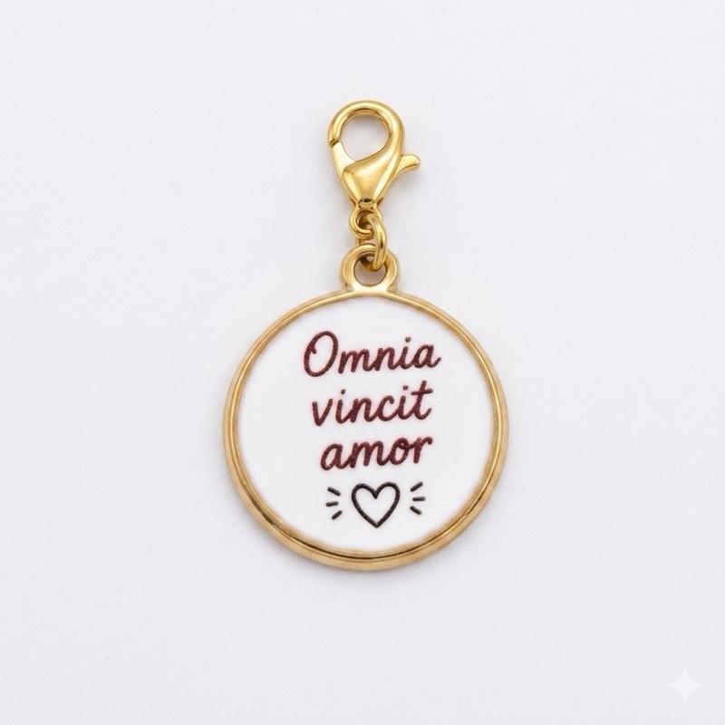 Charms con moschettone in acciaio inossidabile adatte ad ogni tipo di collana o bracciale