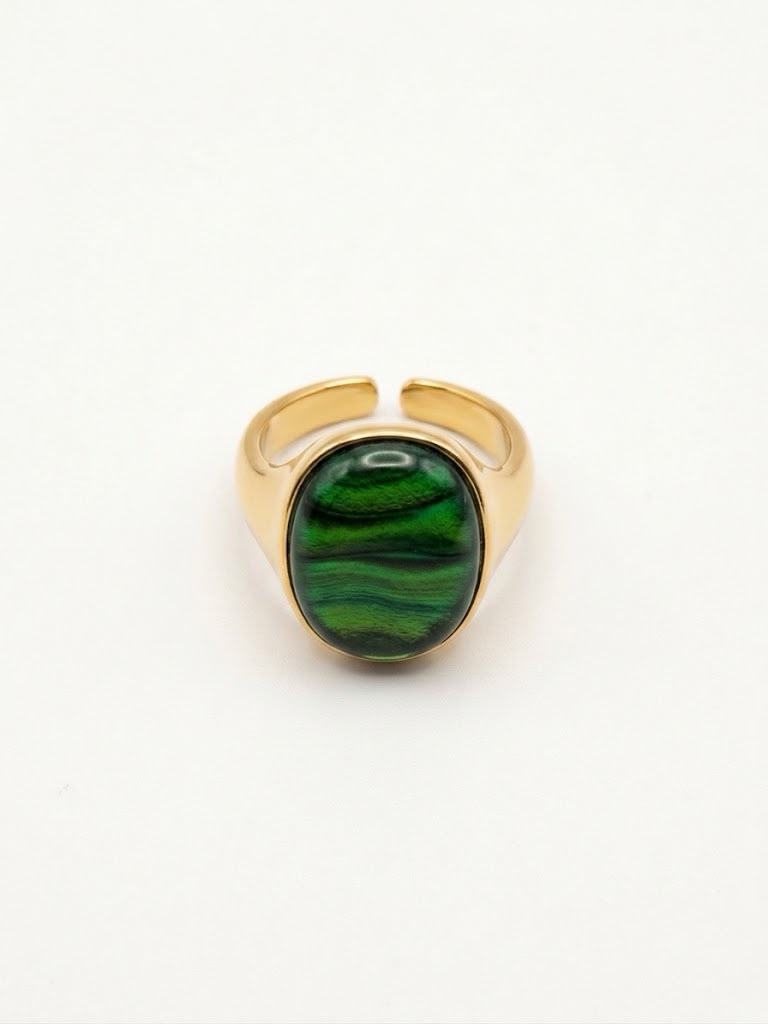 Anello Enigma regolabile in acciaio inossidabile