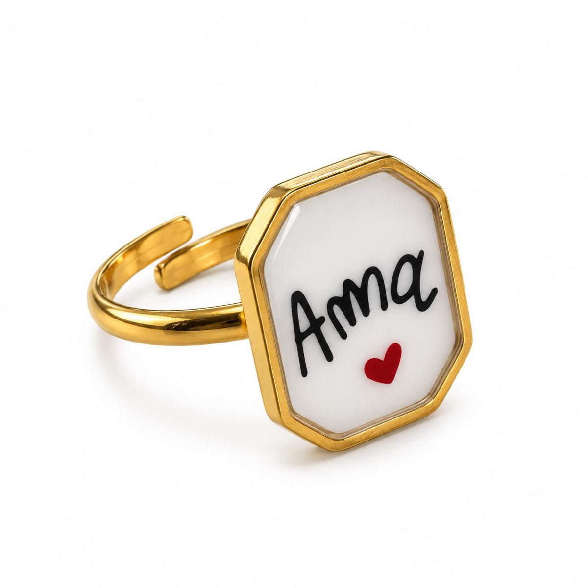 Anello Ama in acciaio