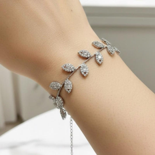 Bracciale ARIEL acciaio in silver e gold pink con Punti di Luce Elegante e Sofisticato per un'Aura Unica