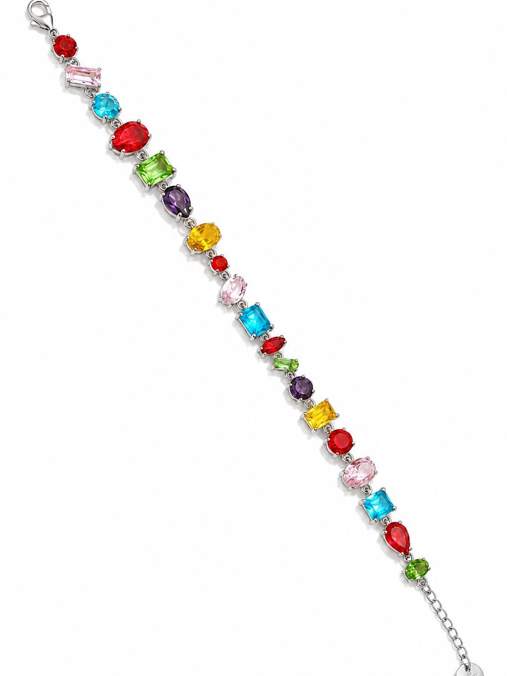 Bracciale Royal in acciaio e Cristalli, elegante e sofisticato
