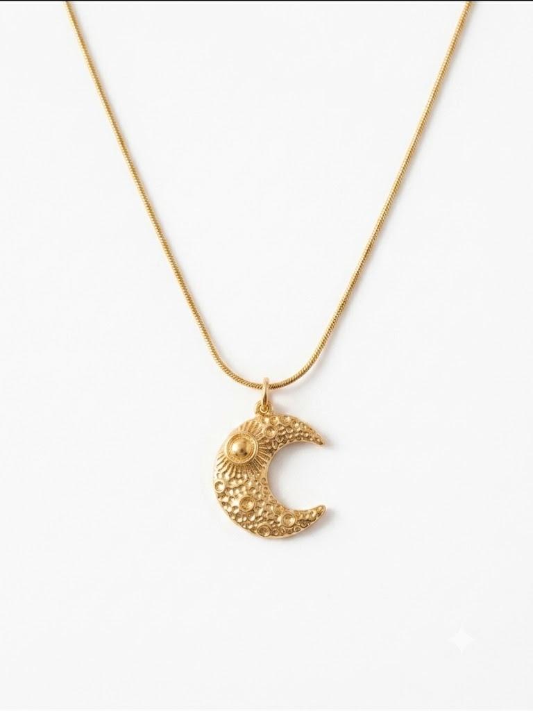 Collana Moon in acciaio