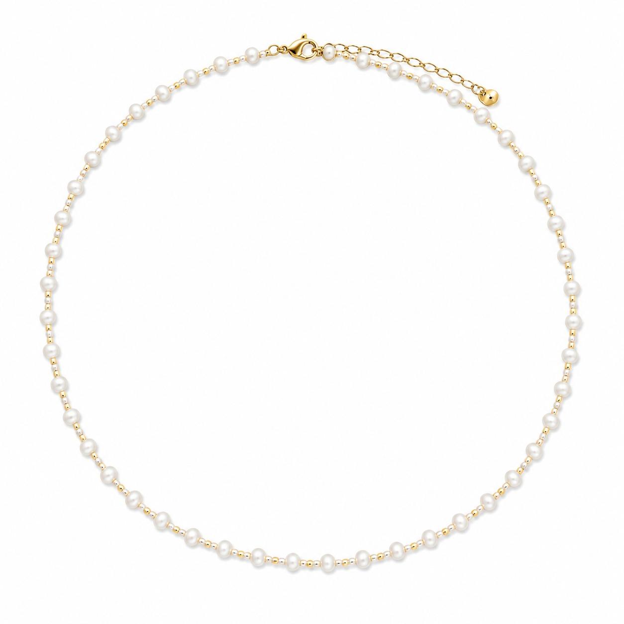 Collana Solea in Acciaio e Perline Elegante e Versatile per Look Minimalista Accessorio Essenziale per Guardaroba Estivo