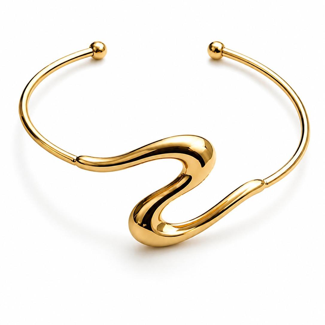 Bracciale cuff xeena in acciaio