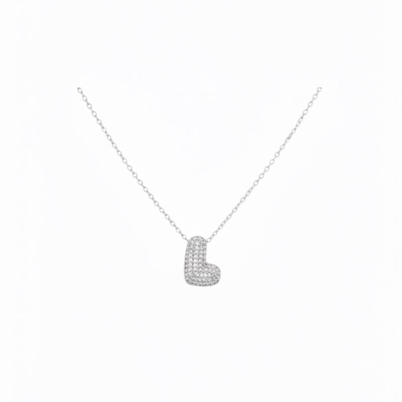 Collana Sugar Acciaio e Zirconi Design Morbido e Audace con Zirconi Purissimi per un Tocco di Dolcezza e Carattere