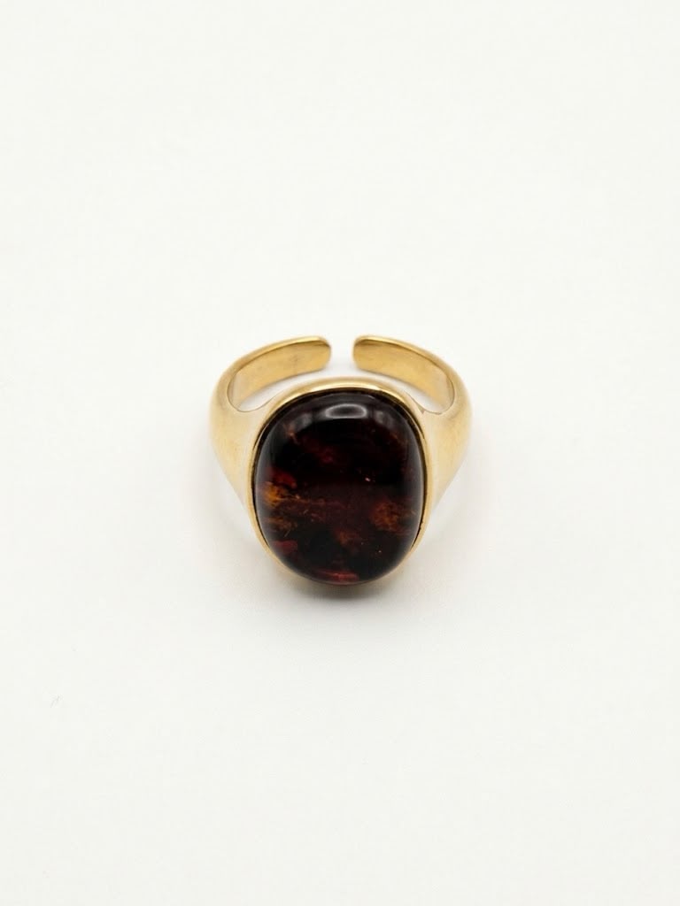 Anello Enigma regolabile in acciaio inossidabile