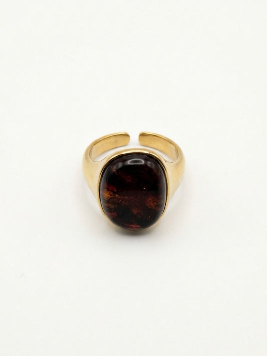 Anello Enigma regolabile in acciaio inossidabile