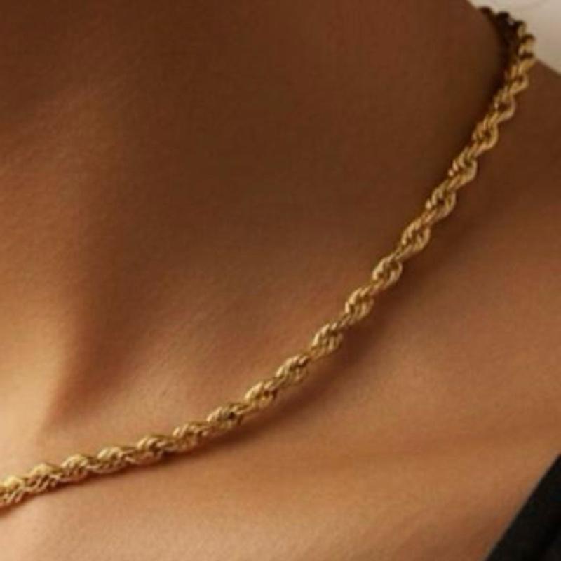 Collana Girocollo Corda Acciaio Elegante e Resistente per Uomo e Donna Accessorio Versatile in Acciaio per Ogni Occasione